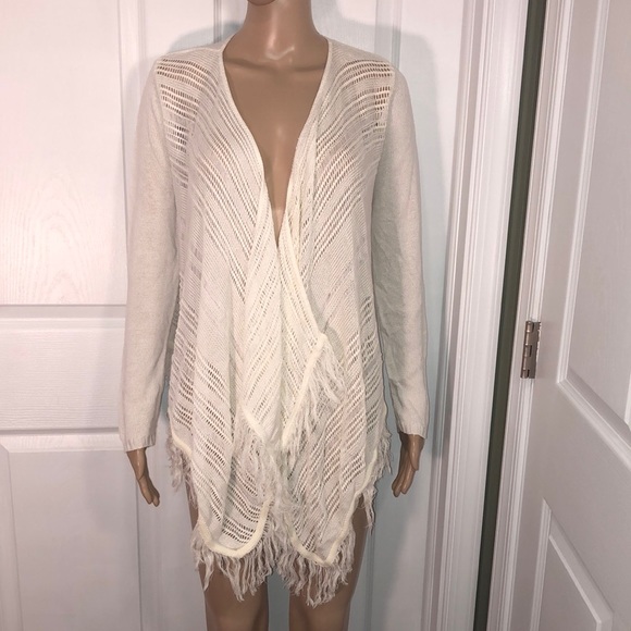Planet Gold Ivory Cardigan. NWT. M - Picture 1 of 7